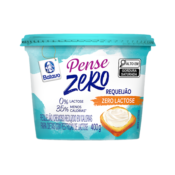 REQUEIJAO CREM BATAVO PENSE ZERO 400G