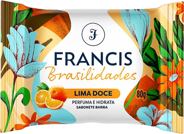 SAB FRANCIS BARRA BRASILIDADES AMARELO 80GR