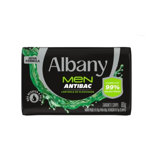 SABONETE ALBANY HOMEM MENTOL 85G