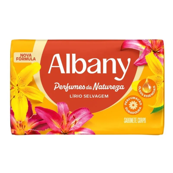 SABONETE ALBANY PERFUMES DA NATUREZA LARANJA 85G