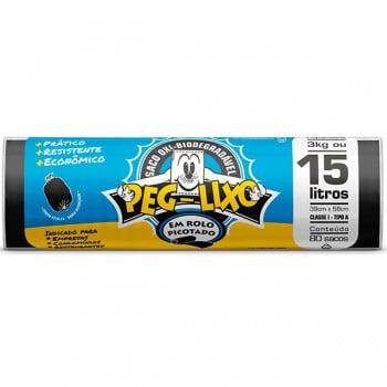 SACO LIXO PEG LIXO 15L C/80