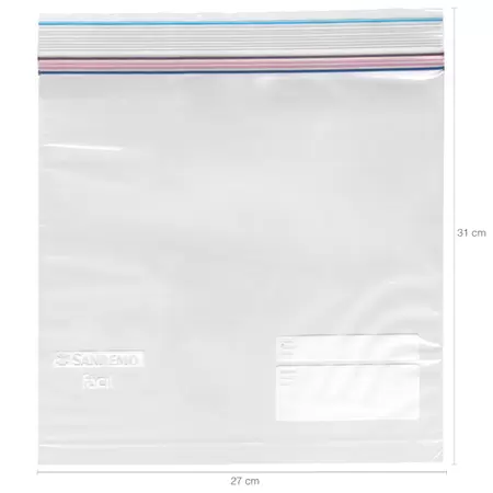 SACOS FREEZER  HERMETICOS  ZIPTOP 1,3 LT