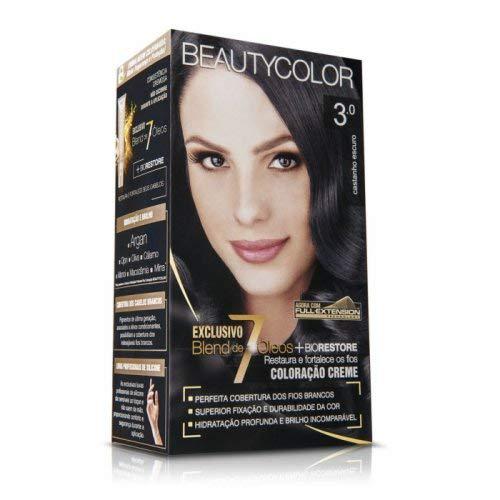 TINTA CR BEAUTY COLOR 3.0 CASTANHO ESCURO 142GR