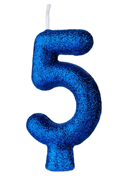 VELA  ANIV SUPER AZUL N5 SABOR