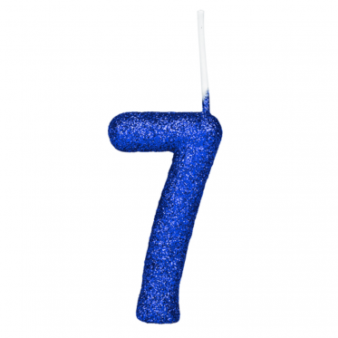 VELA SABOR DE FESTA BIG AZUL C/OURO N7