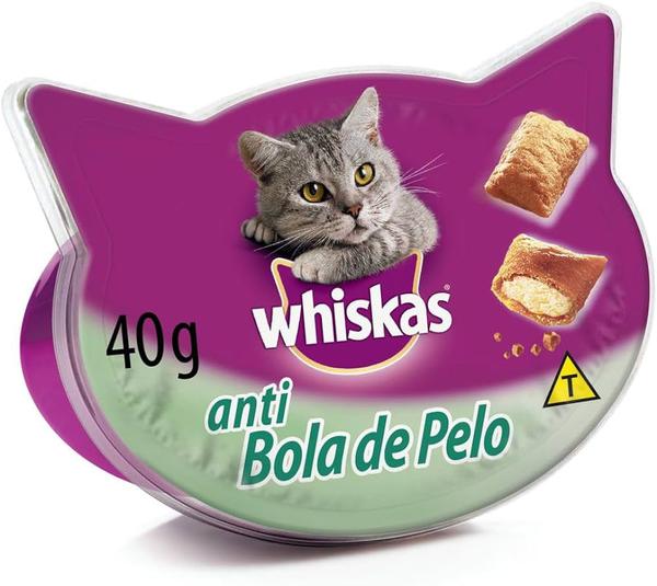 WHISKAS TEMPTATIONS ANTI BOLA DE PELO 40GR