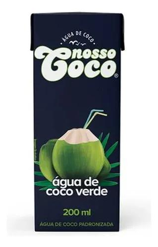 AGUA DE COCO NATURAL NOSSO COCO 200 ML