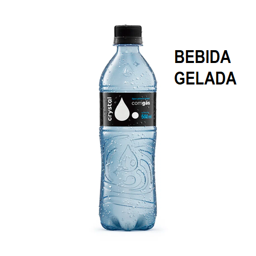 AGUA MIN CRYSTAL C/GAS 500ML GELADO