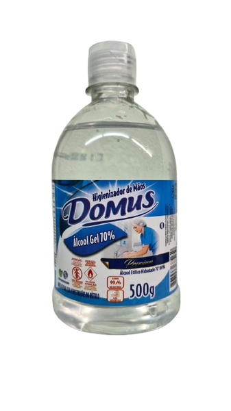 ALCOOL EM GEL 70% DOMUS 500 G