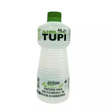 ALCOOL LIQUIDO 46,2 INPM CHA BRANCO TUPI 500ML 