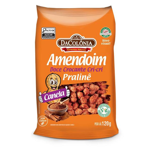AMENDOIM DOCE CRI-CRI COM CANELA DACOLONIA 120G