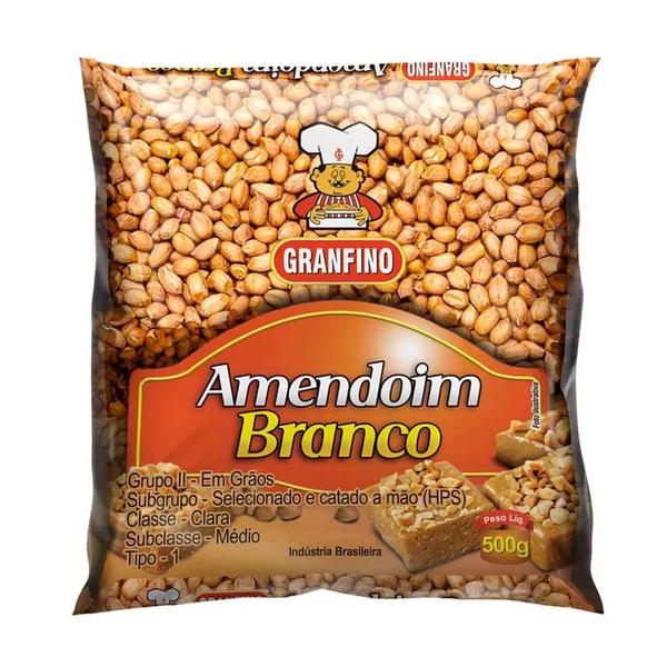 AMENDOIM GRANFINO BRANCO 500G