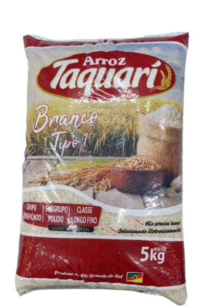 ARROZ BRANCO TAQUARI 5KG  
