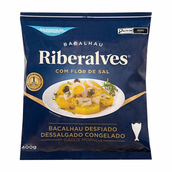 BACALHAU DESFIADO DESSALGADO CONG RIBERALVES 400G
