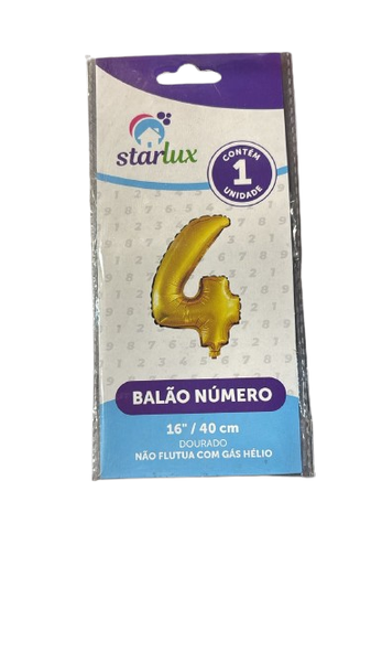 BALAO METALIZADO STARLUX FEST N 4