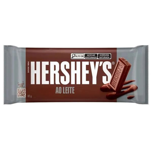 BARRA DE CHOCOLATE  AO LEITE HERSHEYS 82G