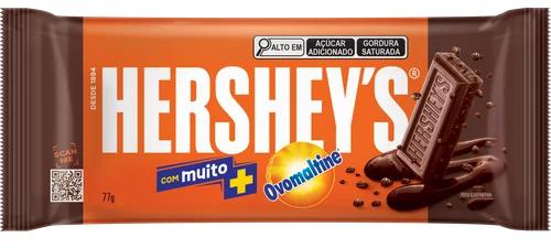 BARRA DE CHOCOLATE  OVOMALTINE HERSHEYS 77G