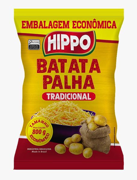 BATATA PALHA TRADICIONAL HIPPO 800G