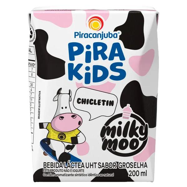 BEBIDA LACTEA PIRAKIDS MILKYMOO CHICLETIN 200ML