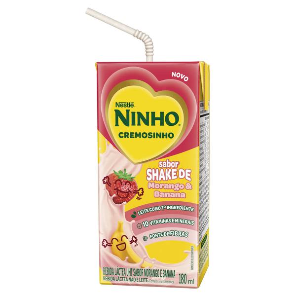 BEBIDA LACTEA SHAKE MORANGO E BANAN 180ML