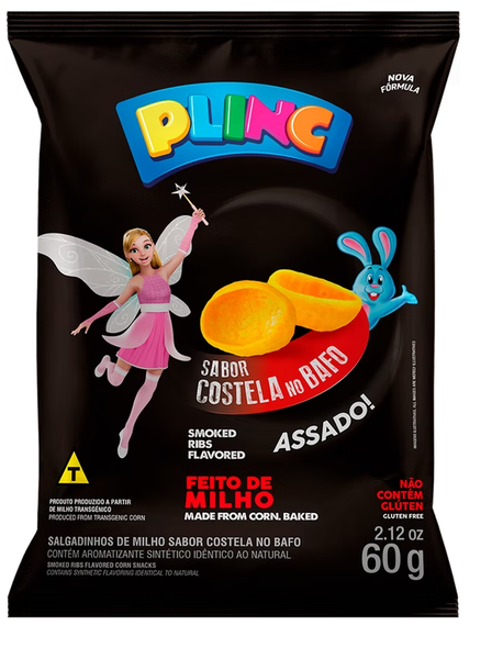 BISC CHIPS DE MILHO COSTELA PLINCAO 180G