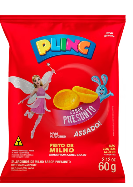 BISC CHIPS DE MILHO PRESUNTO PLINC 60G