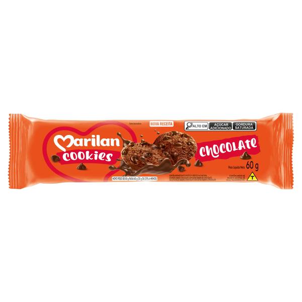 BISC COOKIES ORIGINAL C/ GTAS CHOC MARILAN 60G