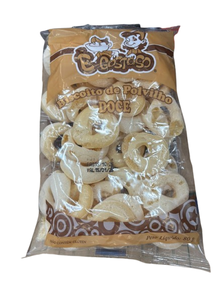BISC POLVILHO DOCE E GOSTOSO 80G