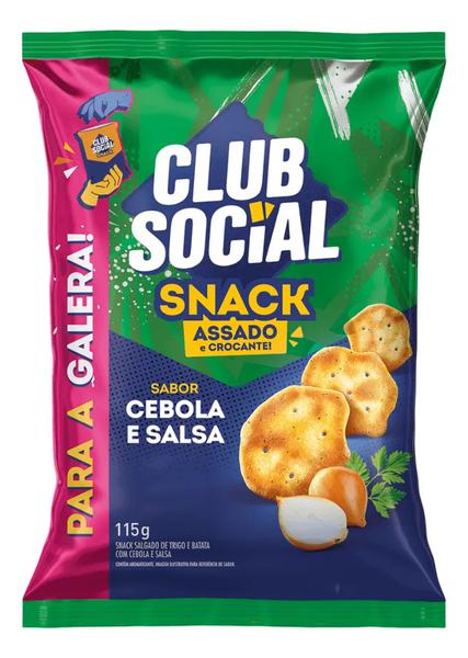 BISC SNACK CLUB SOC CEBOLA SALSA 115G