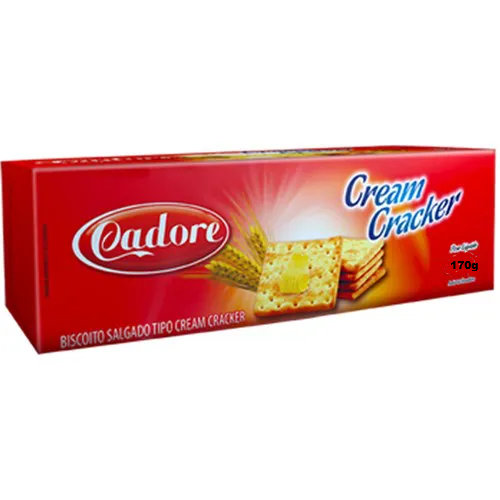 BISCOITO CREAM CRACKER CADORE 170G