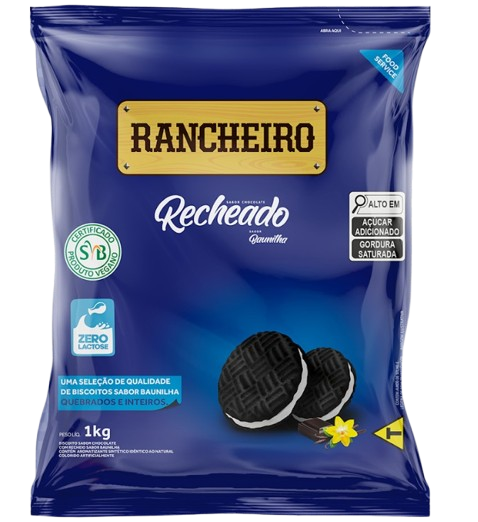 ROSQ RECHEADA RANCHEIRO BAUNILHA 1KG   
