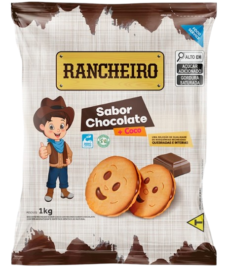 RECHEADO RANCHEIRO CHOC+COCO 1KG    
