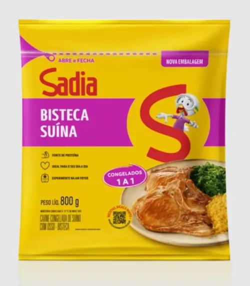 BISTECA SUINA CONGELADA PACOTE SADIA 800G
