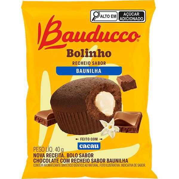 BOLINHO CHOCOLATE C/BAUNILHA BAUDUCCO 40G
