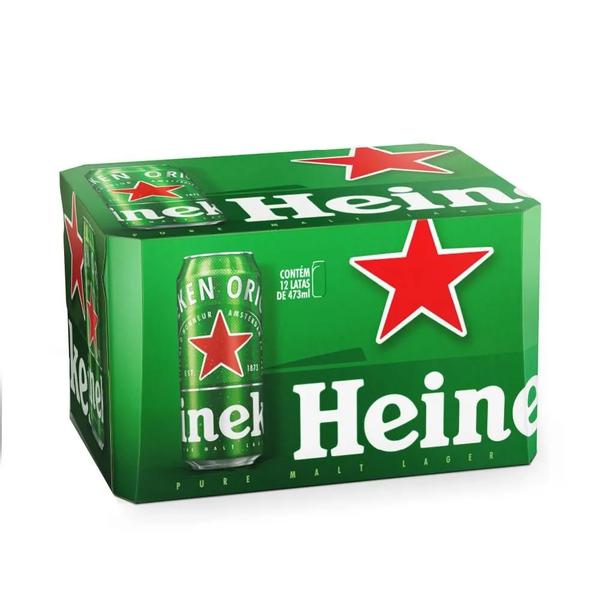 CERVEJA HEINEKEN LT 473ML PACK C/12