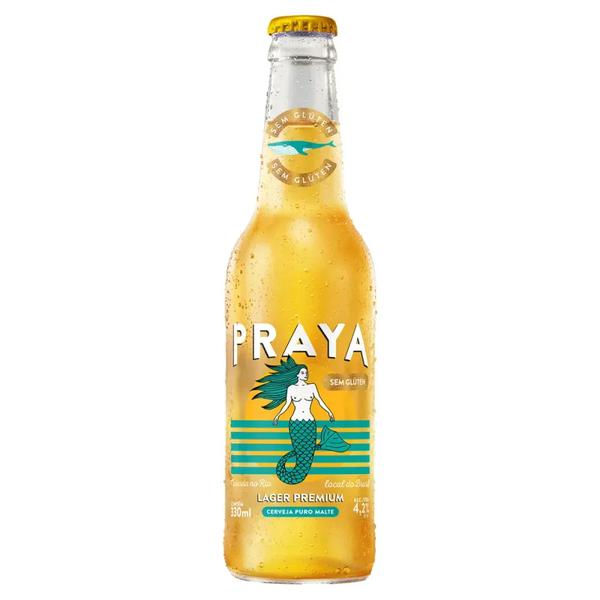 CERV PRAYA LAGER PURO MALTE LONG NECK 330ML