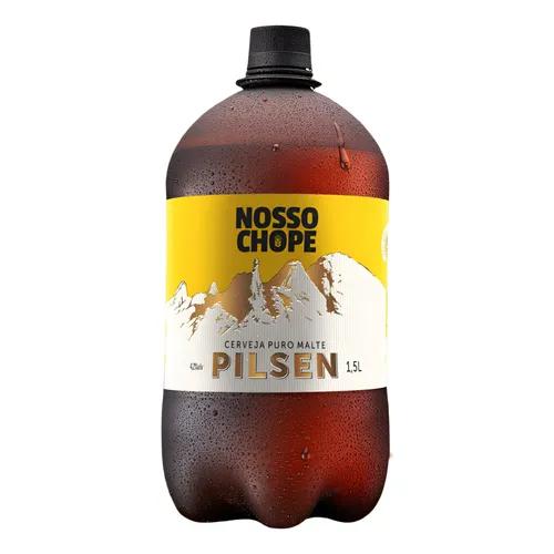 CERVEJA PURO MALTE PILSEN NOSSO CHOPE  1500ML