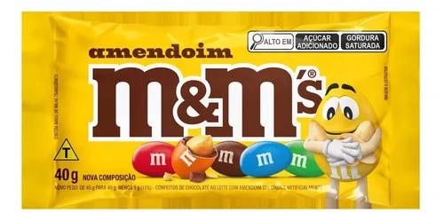 CHOCOLATE M&MS AMENDOIM 40G