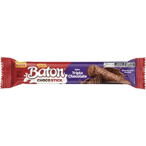 CHOCOSTICK TRIPLO CHOCOLATE GAROTO 24G