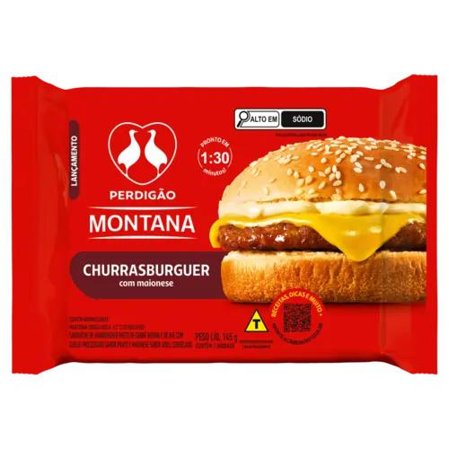 CHURRASBURGUER COM MAIONESE PERDIAO 145G