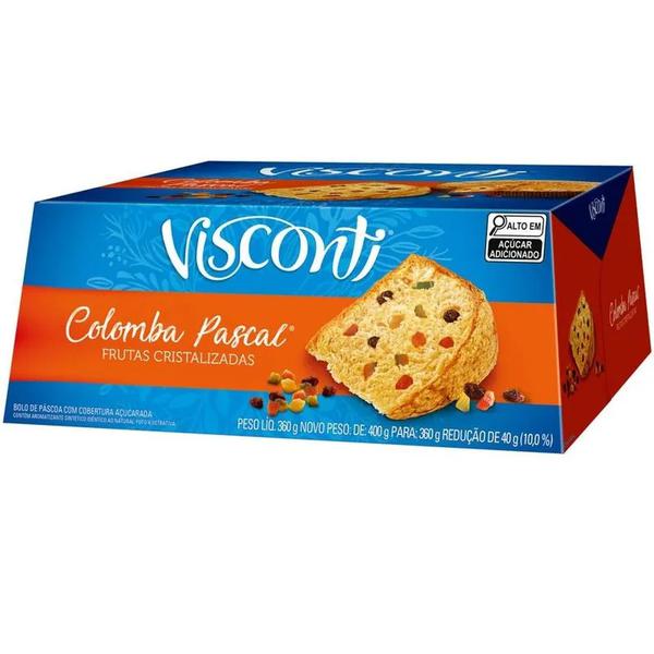 COLOMBA FRUTAS CRISTALIZADAS VISCONTI 360G