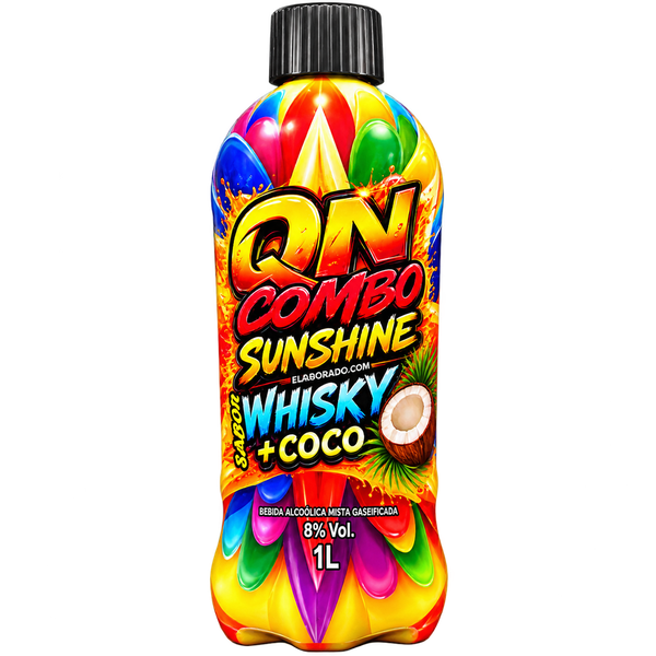 COQUETEL QN SUNSHINE GIN WHISKY +COCO 1L