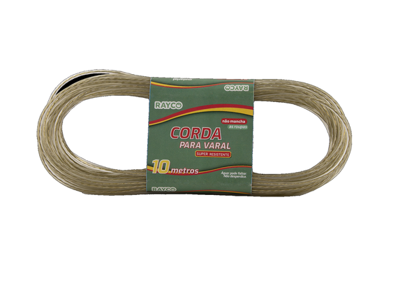 CORDA P/VARAL ACO 10 METROS RAYCO