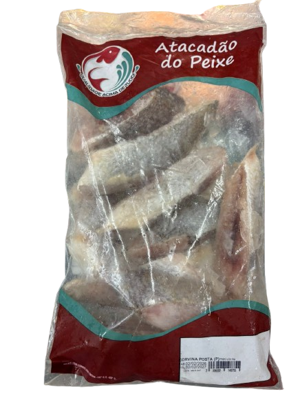 CORVINA POSTA ATACADAO DO PEIXE PACOTE 1KG
