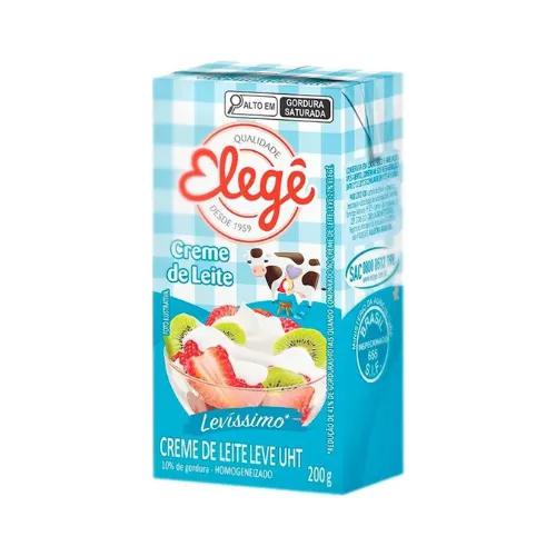 CREME DE LEITE LEVISSIMO ELEGE 200G