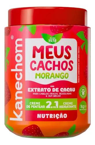 CREME DE PENTEAR MEUS CACHOS MORANGO KANECHOM 1KG