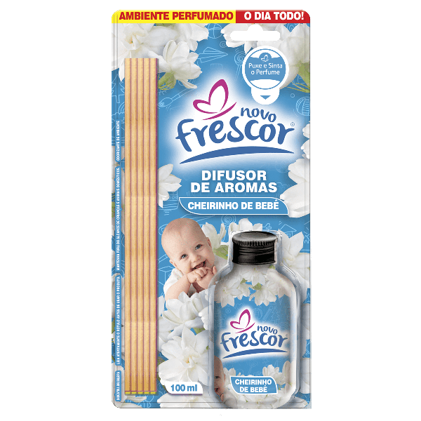 DIFUSOR DE AROMAS FRESCOR CHEIRINHO DE BEBE 100ML