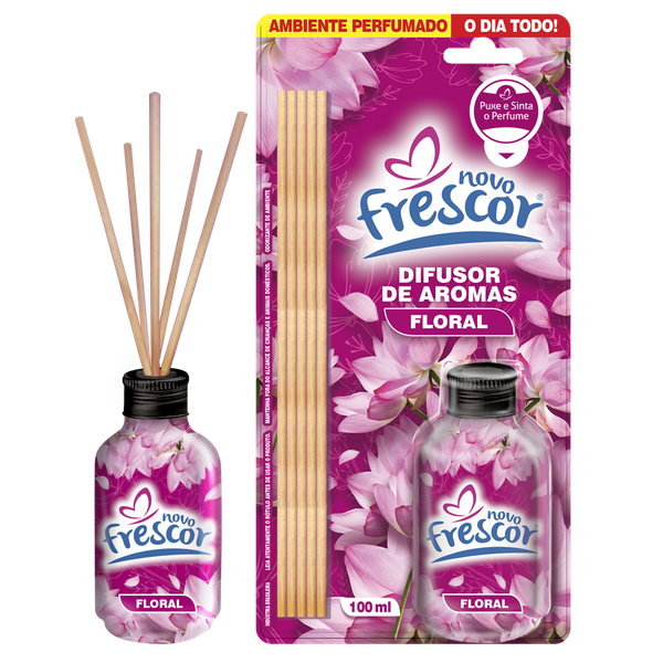 DIFUSOR DE AROMAS FRESCOR FLORAL 100ML