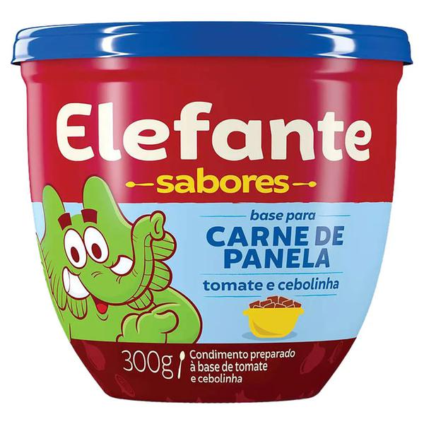EXTRATO ELEFANTE POTE CARNE PANELA 300GR