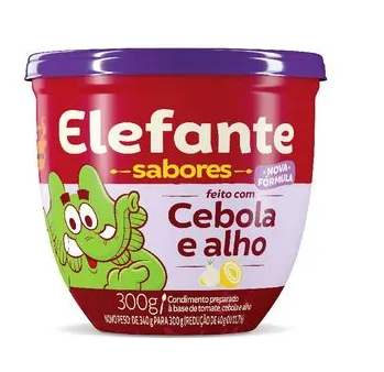 EXTRATO ELEFANTE POTE SAB CEBOLA&ALHO 300G
